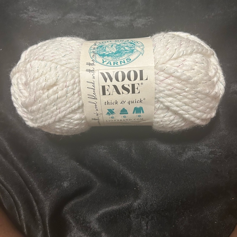 1 Skeins Lion Brand Yarn Wool Ease Thick & Quick #301J "Celebration" 5oz/92 Yds